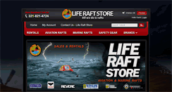 Desktop Screenshot of liferaftstore.com